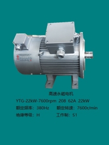 湖南YTG-22kW-7600永磁同步电动机