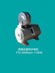 衡阳YGP-110kW-6000rpm 高速永磁同步电动机