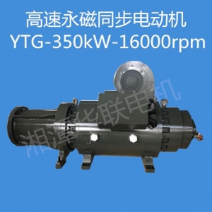 高速永磁同步电动机YTG-350kW-16000rpm